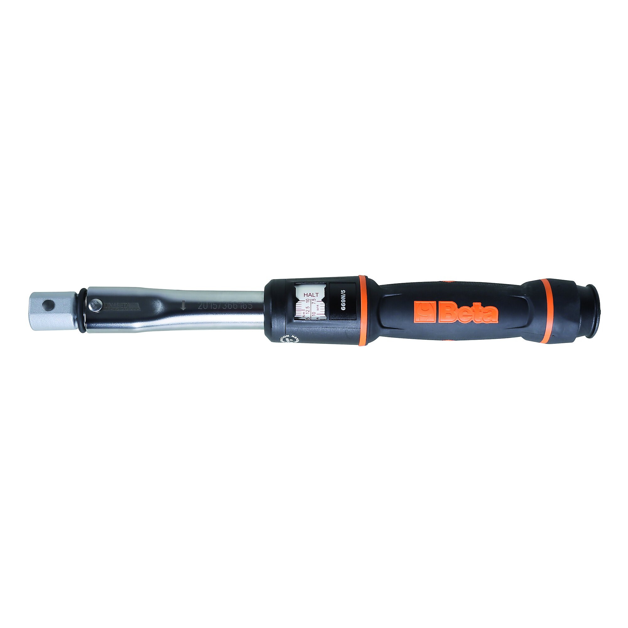 Beta Click-Type Torque Bar — 10-50 Nm, 9x12 Rectangular Drive, ±3% Accuracy, Model# 669N/5